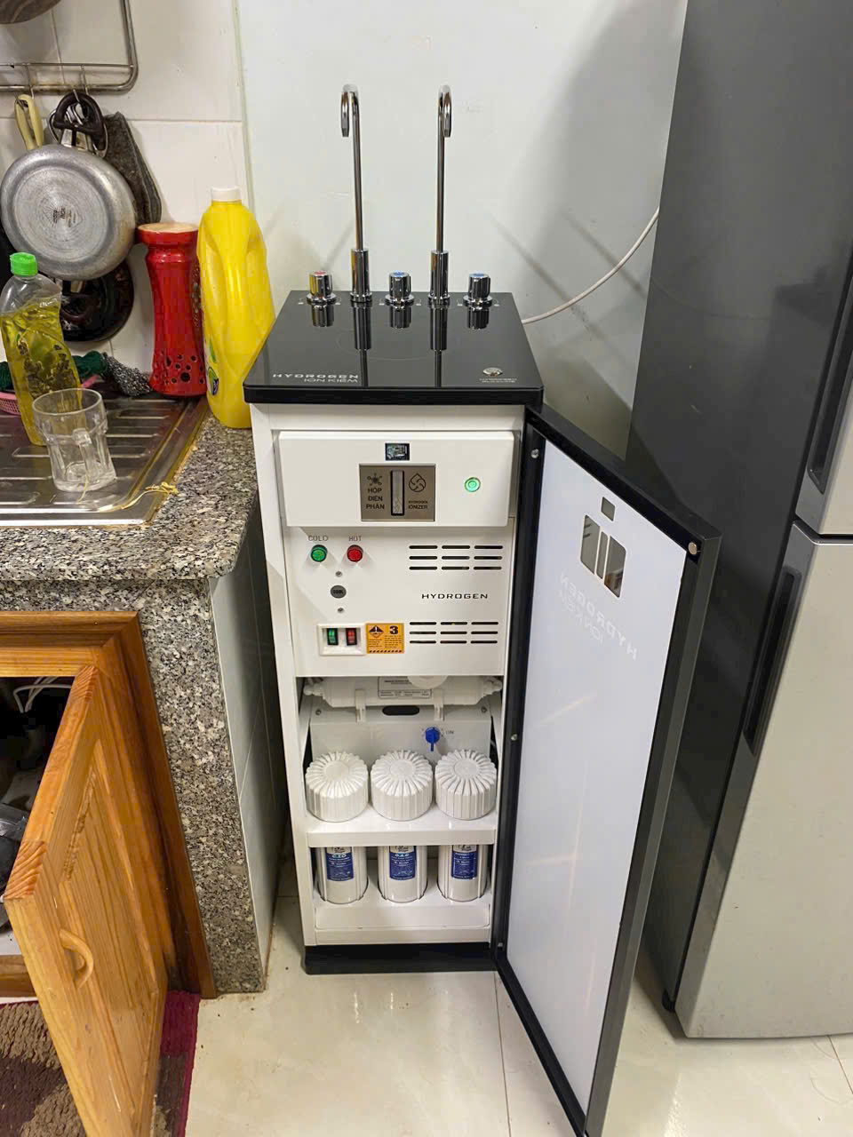 MÁY LỌC NƯỚC NÓNG LẠNH HYDROGEN ION KIỀM ĐIỆN GIẢI PROWATECH