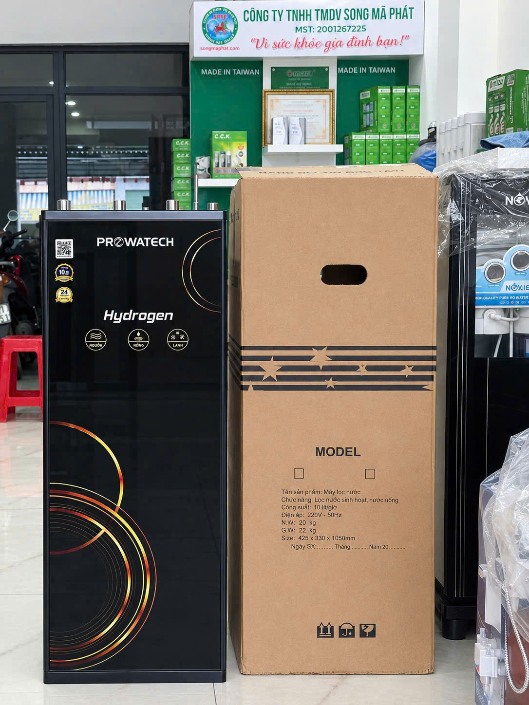 MÁY LỌC NƯỚC NÓNG LẠNH NGUỘI HYDROGEN PROWATECH